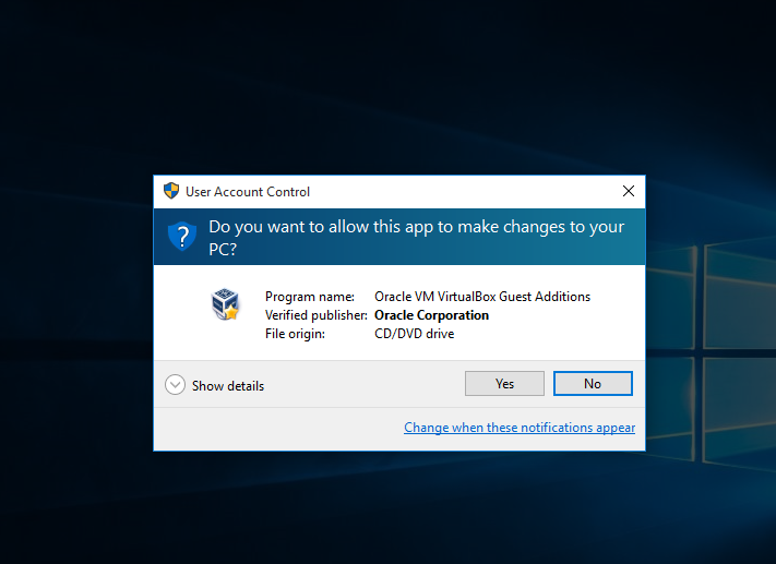 Virtualbox Windows 10 Image